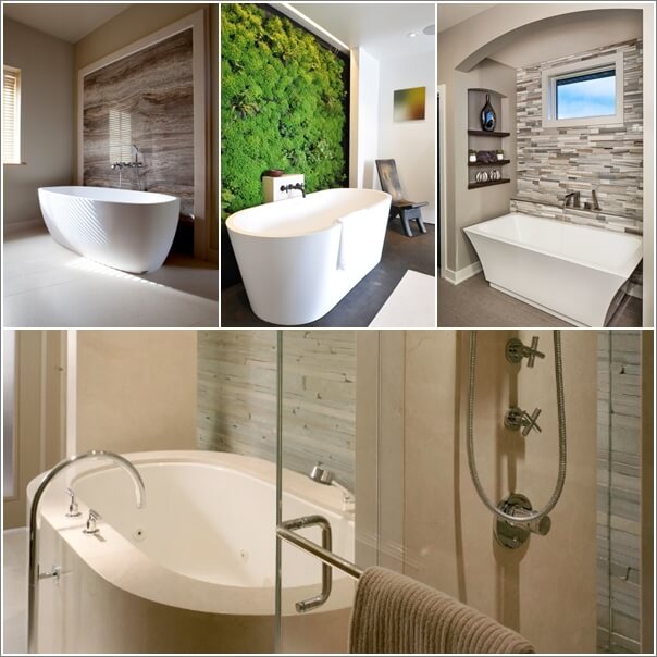 10 Chic and Classy Behind Bathtub Wall Ideas a