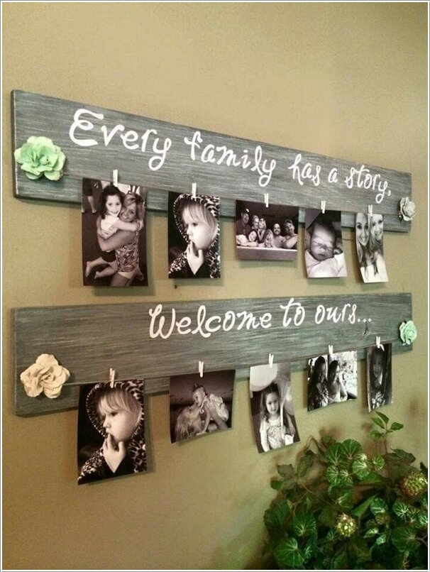 10 Cool Ways to Decorate Your Walls with Family Photos 2