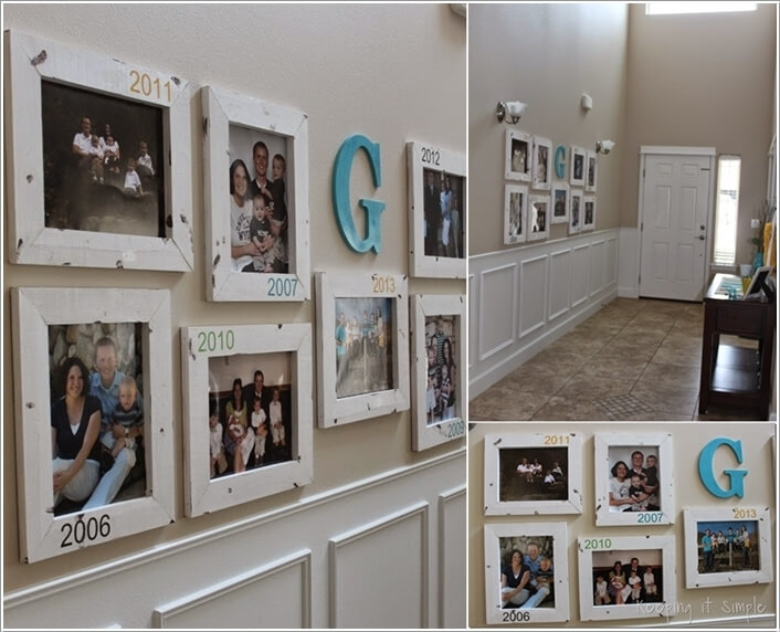 10 Cool Ways to Decorate Your Walls with Family Photos 9