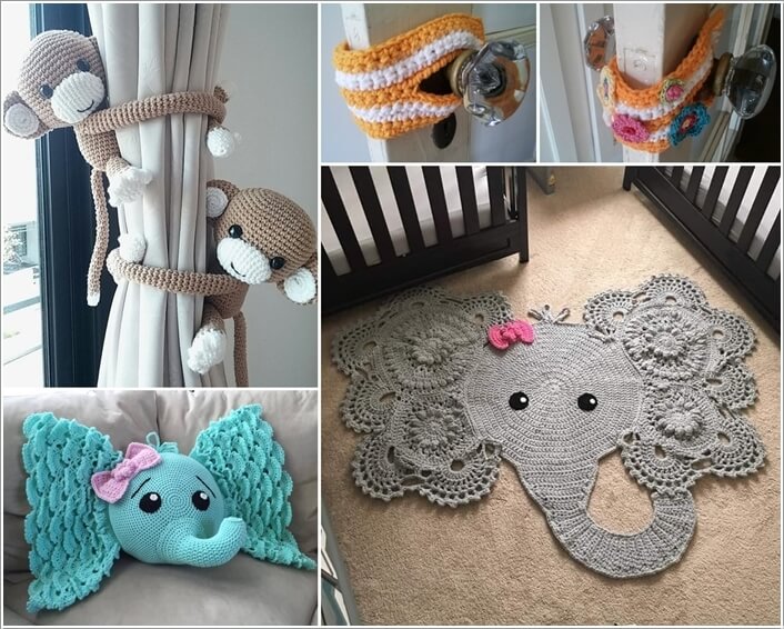 10 Super Cute Ideas to Decorate Your Kids' Room with Crochet a