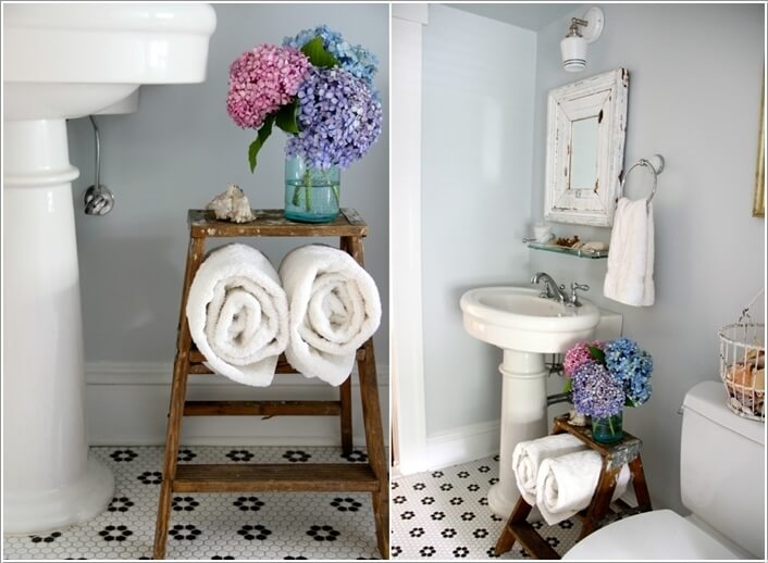 15 Clever Upcycled Bathroom Storage Projects 13