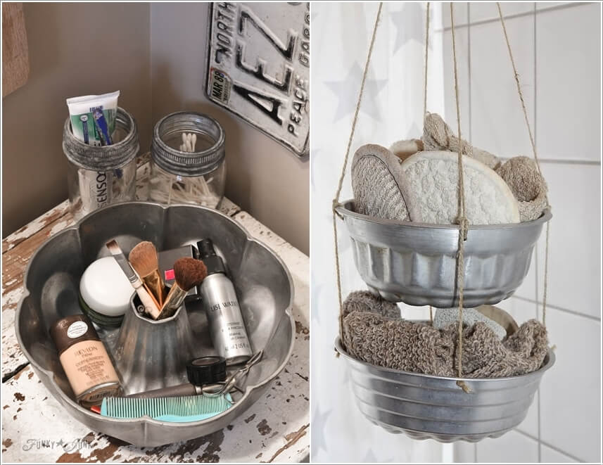 15 Clever Upcycled Bathroom Storage Projects 5