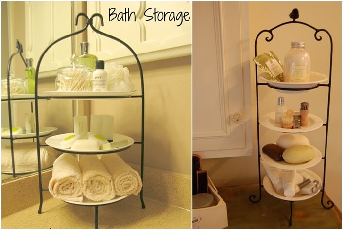 15 Clever Upcycled Bathroom Storage Projects 9