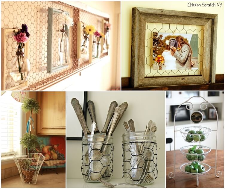 15 Creative Projects Made with Chicken Wire 1