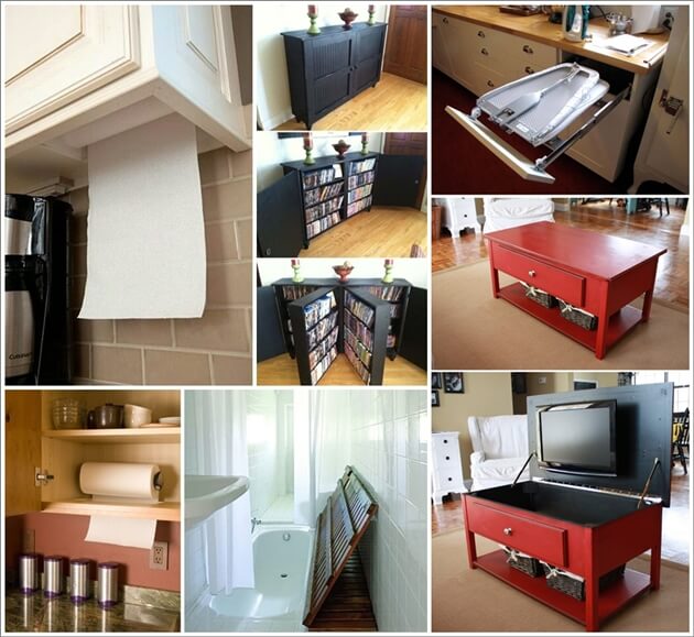 25 Clever and Creative Hideaway Projects for Your Home 1