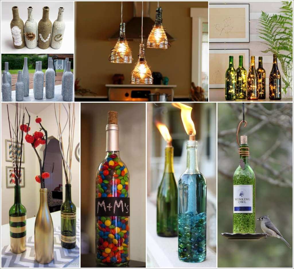 26 Creative Wine Bottle Crafts for You to Try 1