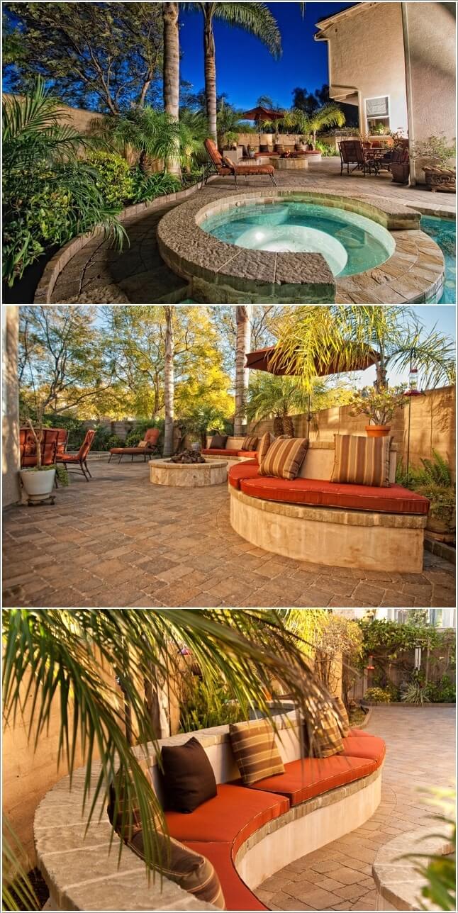 Add a Cozy Seating Area to Your Swimming Pool 9