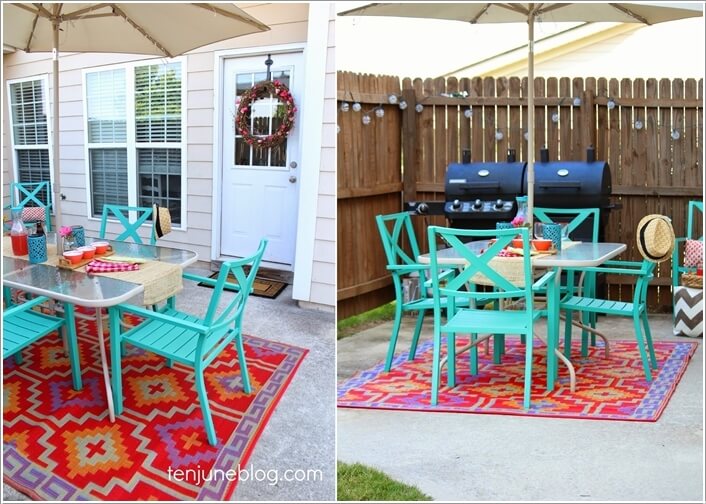 Add a Punch of Color to Your Patio and Make It Lively 5