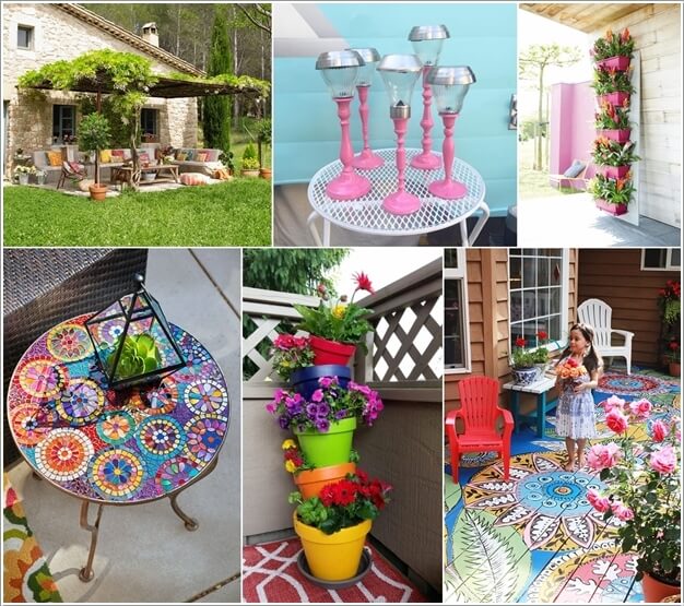 Add a Punch of Color to Your Patio and Make It Lively a