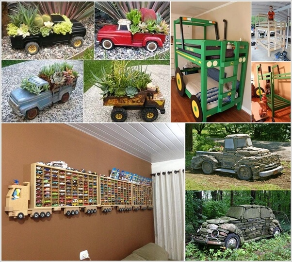 Cool Truck and Tractor Inspired Home Decor Projects 1