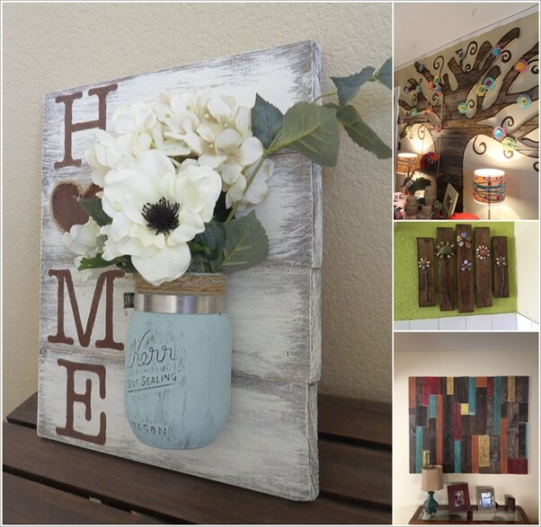 Creative Ways to Create a Wall Art from Pallets 1