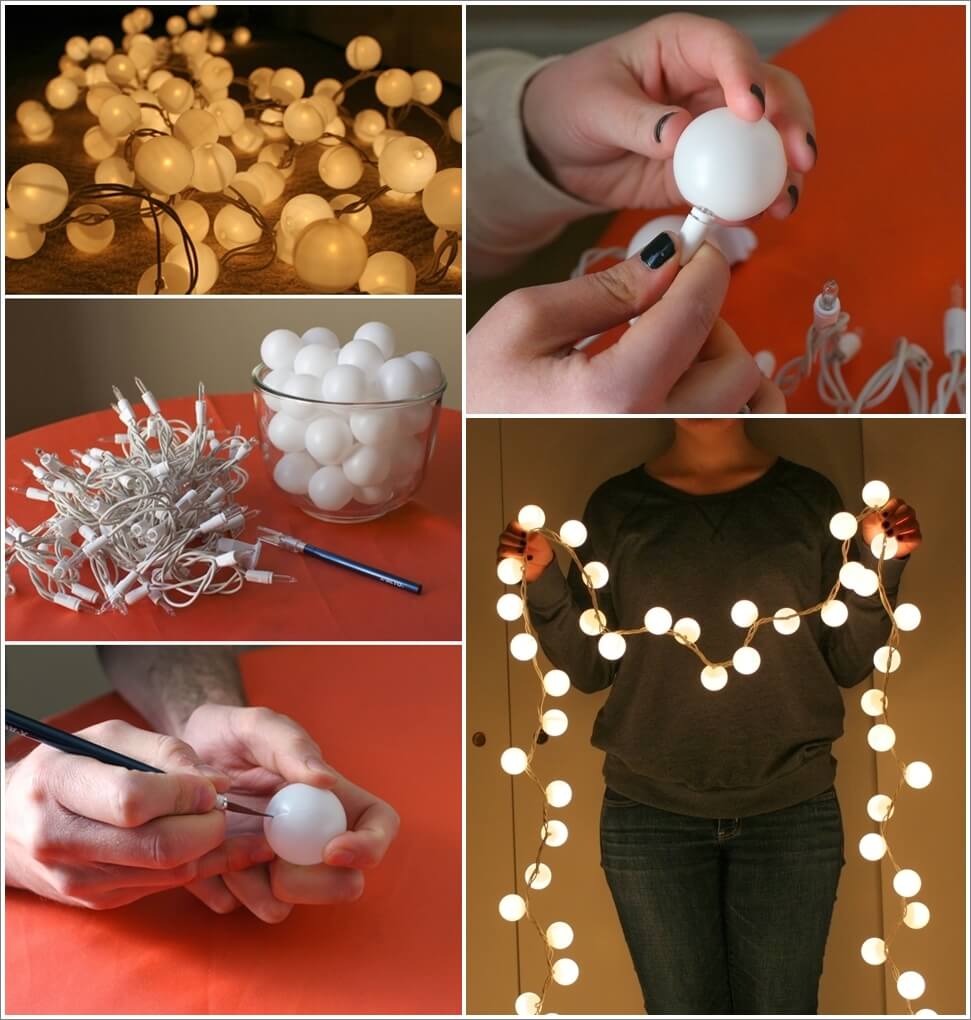 Light Up Your Home with These Ping Pong Ball Lights 1