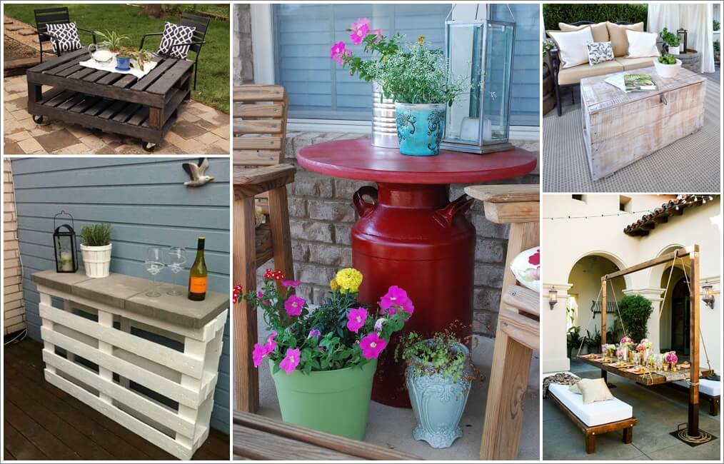 Make an Outdoor Table for Your Patio or Garden 1