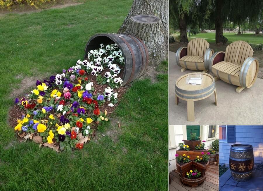 10 Amazing Wine Barrel Projects for Your Garden