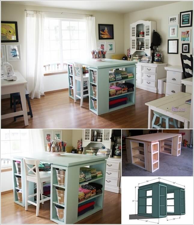 10-cool-diy-craft-table-ideas-for-your-craft-room-2