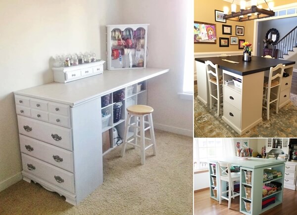 10 Cool Diy Craft Table Ideas For Your Craft Room
