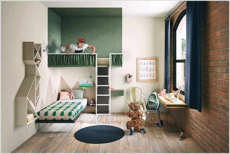10 Cute and Creative Tree Inspired Kids' Room Decor Ideas 10