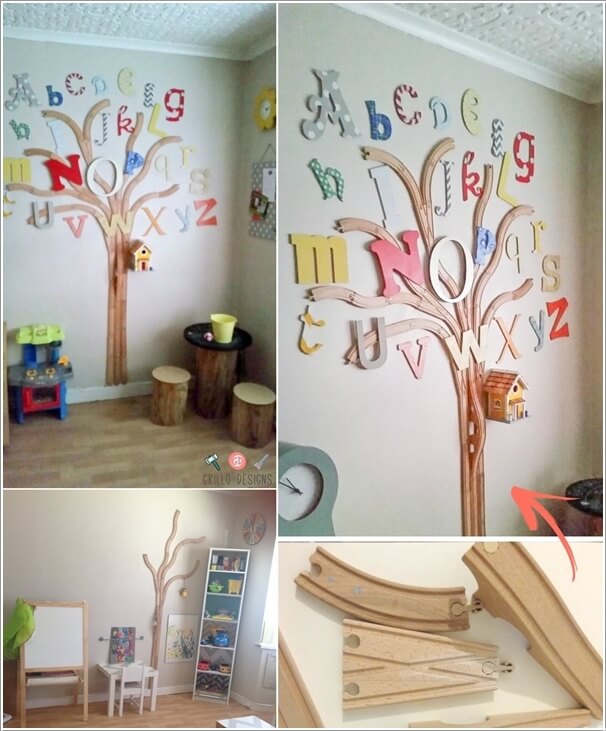 10 Cute and Creative Tree Inspired Kids' Room Decor Ideas 4