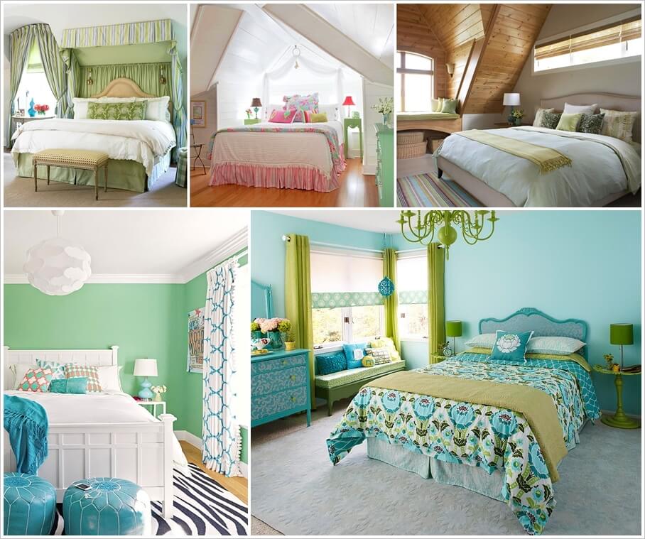 Refresh Your Bedroom's Decor with Green Color 1