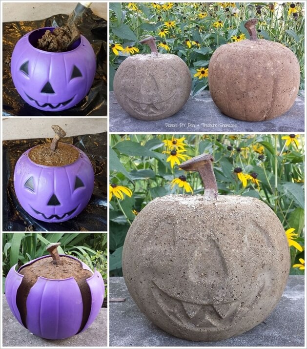 This Concrete Pumpkin Idea is Simply Superb 1