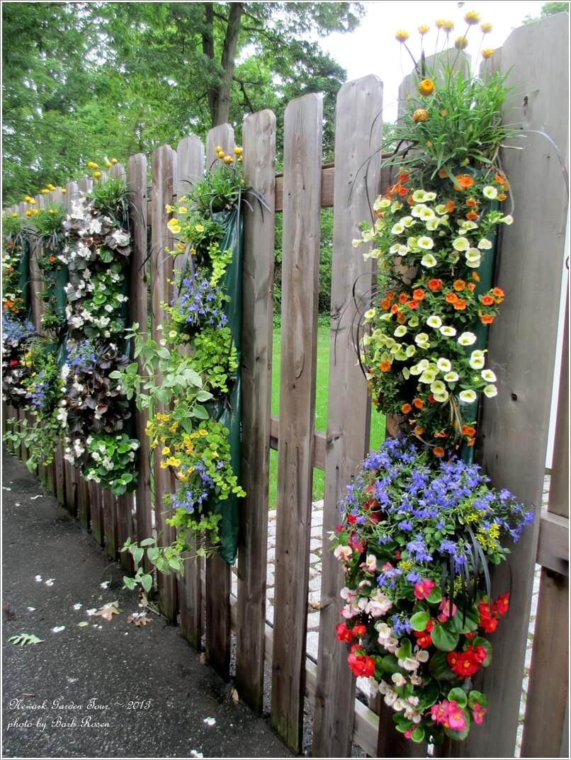 10 Terrific Planter Ideas to Decorate Your Fence With