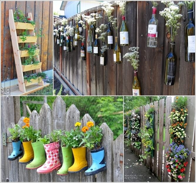 10 Terrific Planter Ideas To Decorate Your Fence With