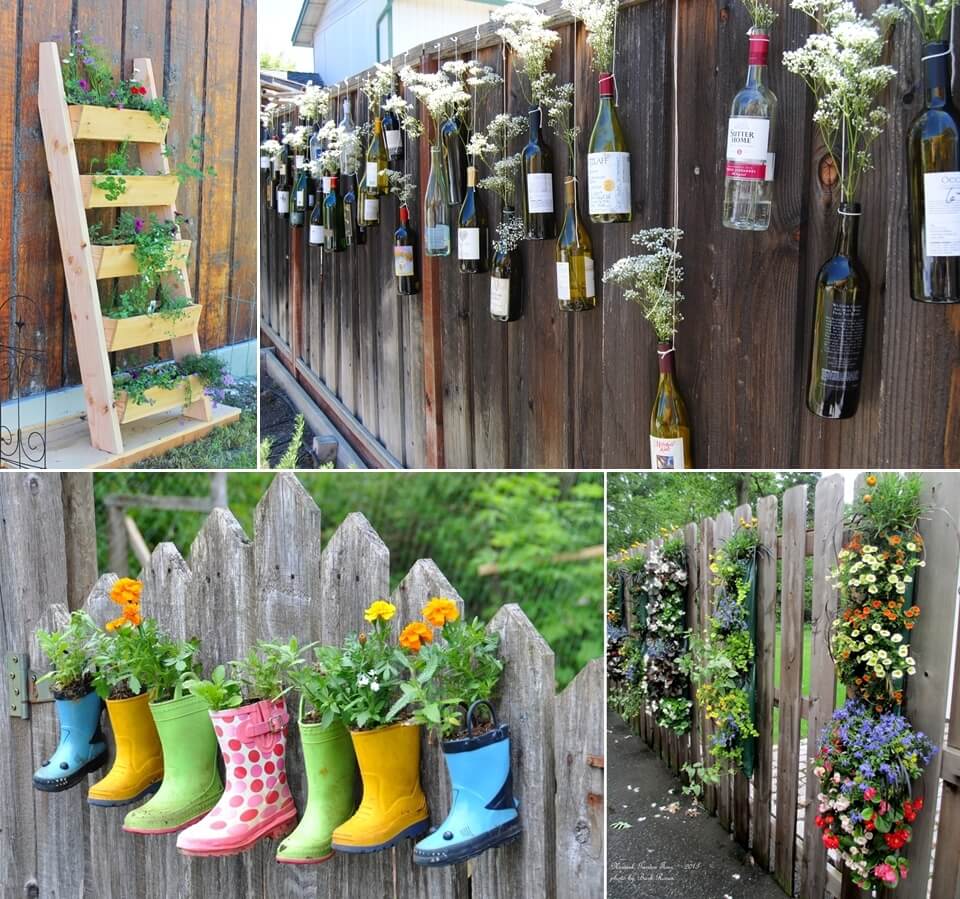 10 Terrific Planter Ideas To Decorate Your Fence With