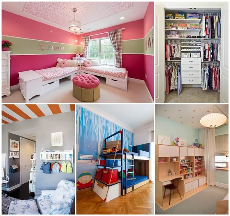 kids bedroom storage solutions