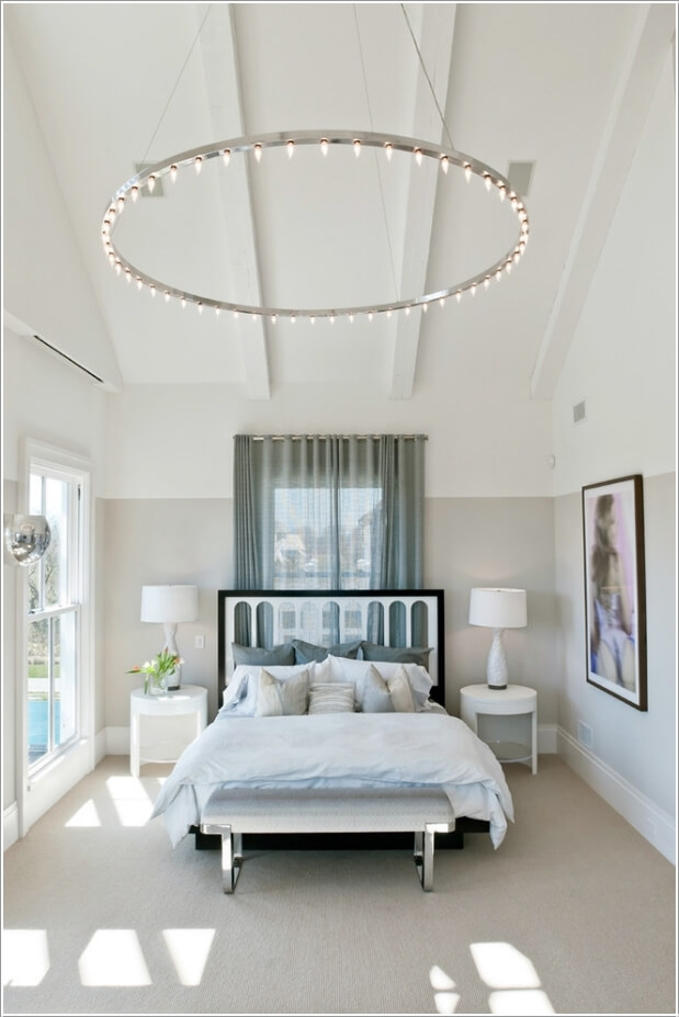 How to Decorate a High Ceiling Bedroom Effectively