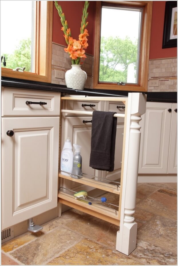 15 Clever Kitchen Towel Storage Ideas