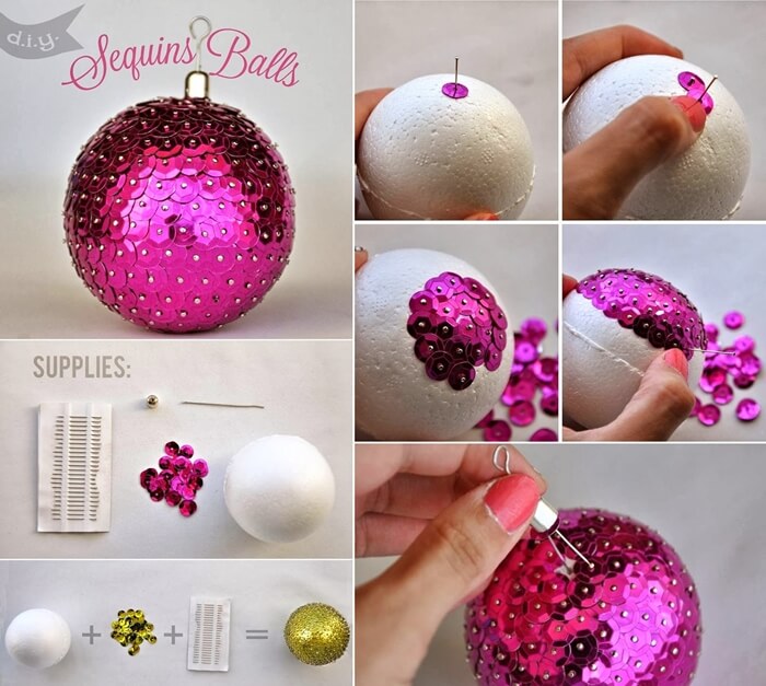 15 Wonderful DIY Christmas Ball Crafts