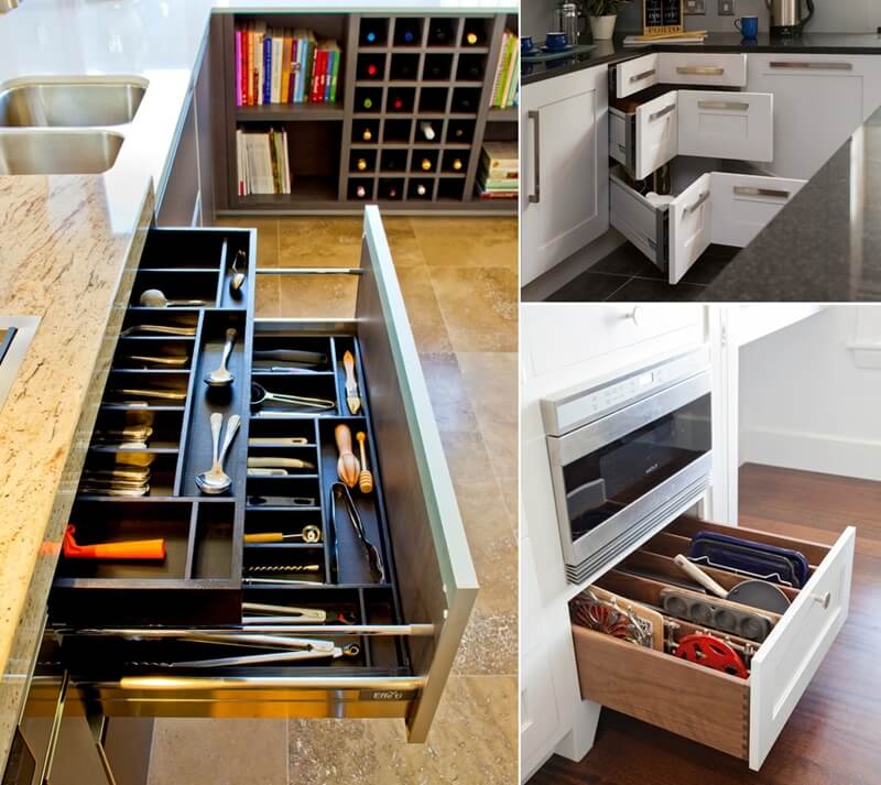 15 MustHave Drawers for a ClutterFree Kitchen