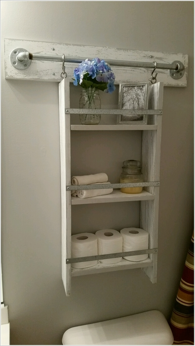 15 DIY Bathroom Shelving Ideas That Can Boost Storage