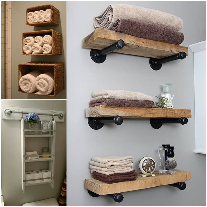 15 diy bathroom shelving ideas that can boost storage