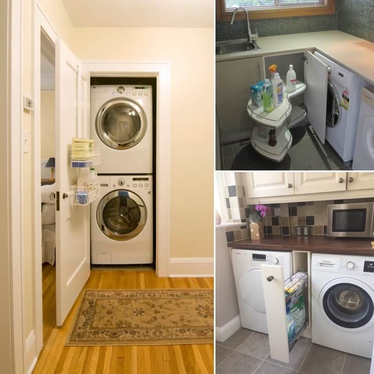 Clever Solutions for Laundry Supplies Storage