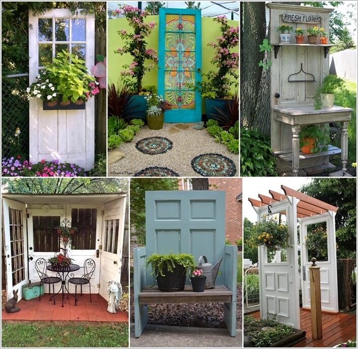 10 Creative Old Door Projects for Your Garden