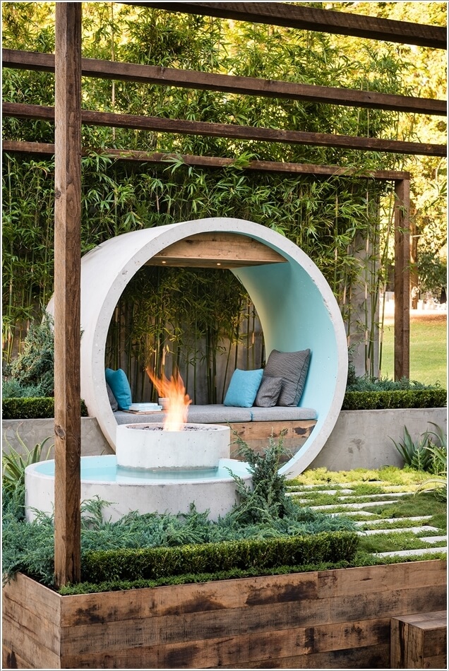 10 Water Feature and Fire Pit Combos You Will Admire