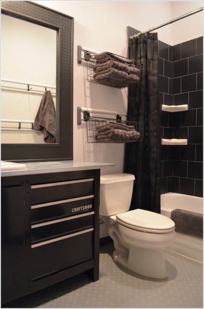 10 Clever Ways to Store Towels Near The Shower Enclosure
