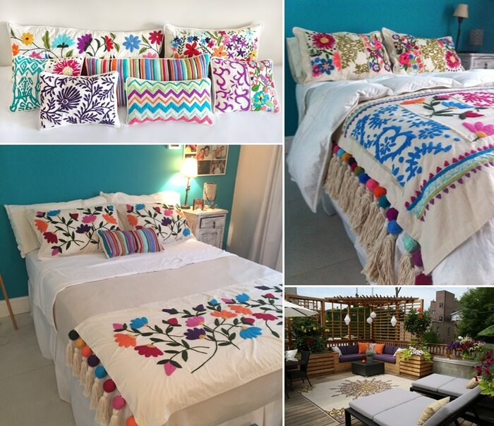 10 Wonderful Embroidery Home Decor Ideas