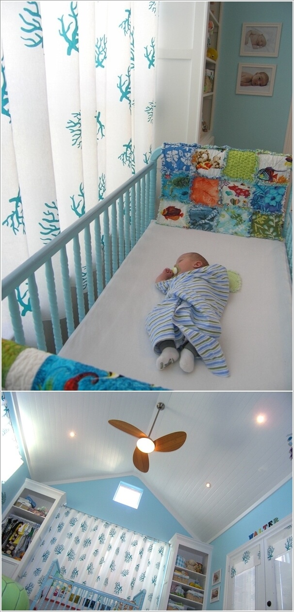 Minimalist Under The Sea Bedroom Ideas for Large Space