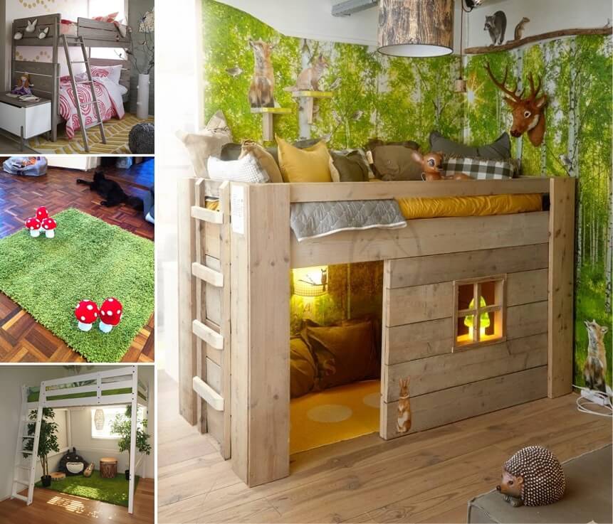 Creative Forest Themed Kids Bedroom And Nursery Decor Ideas