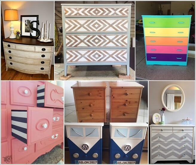 10 Ways To Use Paint For Dresser Makeovers