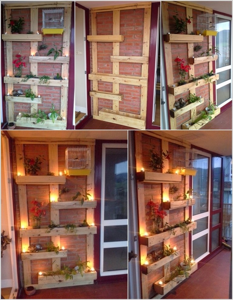 10 Wonderful DIY Outdoor Planter Shelf Ideas
