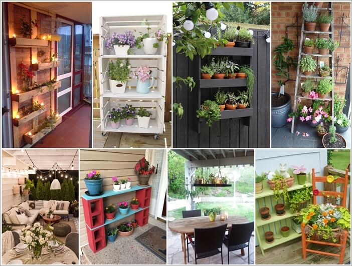 Wonderful Diy Outdoor Planter Shelf Ideas, Diy Outdoor Shelves For Plants