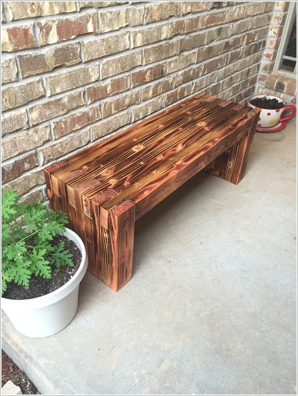 10 Awesome DIY Front Porch Bench Ideas