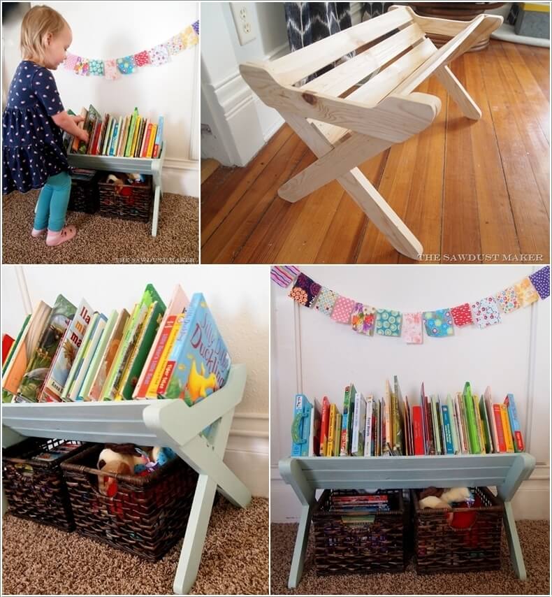 nursery book storage ideas