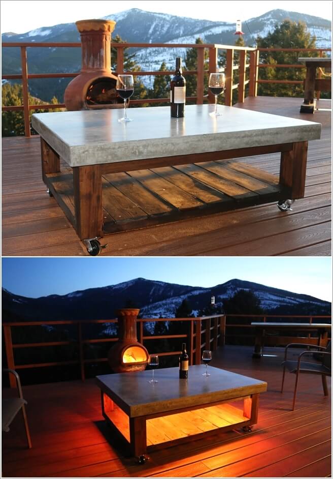13 DIY Outdoor Coffee Table Ideas