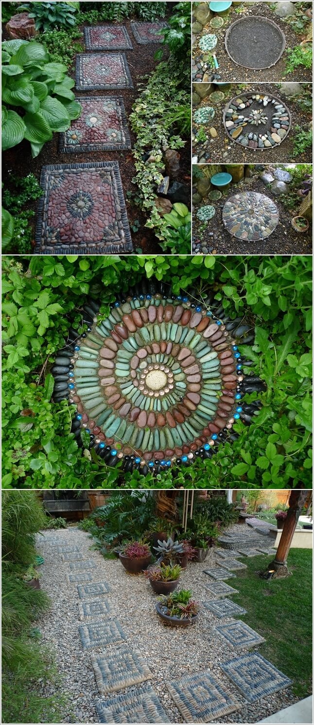 stepping garden stone diy stones wonderful gardens painted backyard landscaping designs outdoor visit jeffrey via