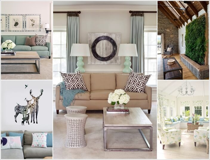 10 Nature Inspired Living Room Decor Ideas