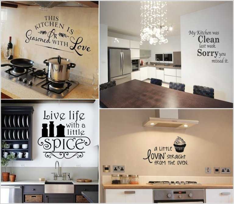 Ideas to Decorate a Kitchen with Decals